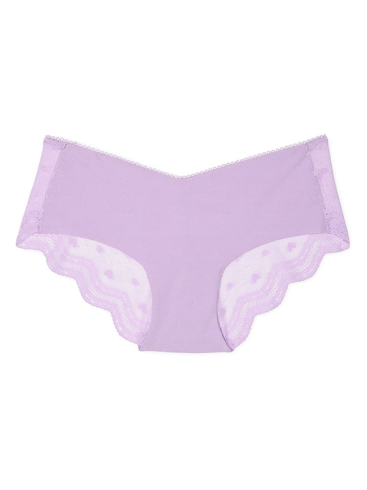 Victoria's Secret Charmed Violet Purple Hipster Heart Mesh Back Knickers - Image 3 of 3
