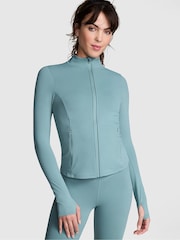 Victoria's Secret PINK Niagara Falls Blue Relay Full Zip Jacket - Image 1 of 3