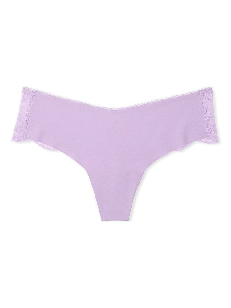 Victoria's Secret Charmed Violet Purple Thong Heart Mesh Back Knickers - Image 3 of 3