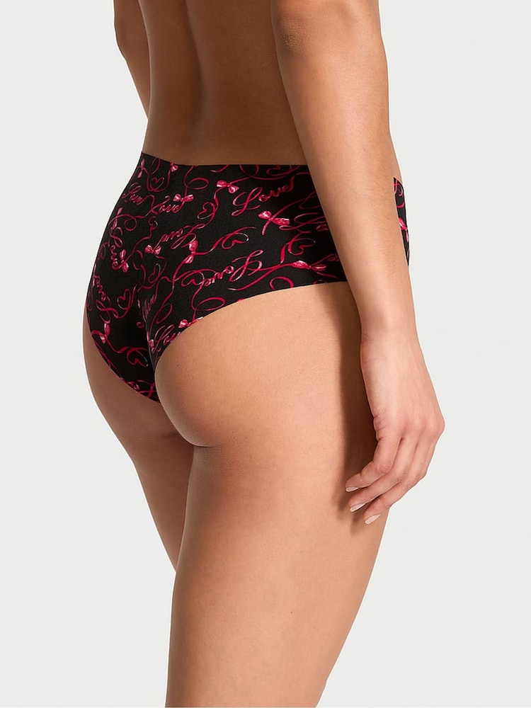 Victoria's Secret Black Love Script Cheeky Knickers - Image 2 of 3