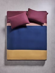MADE.COM Navy Marin 100% Cotton Duvet Cover and Pillowcase Set - Image 3 of 3