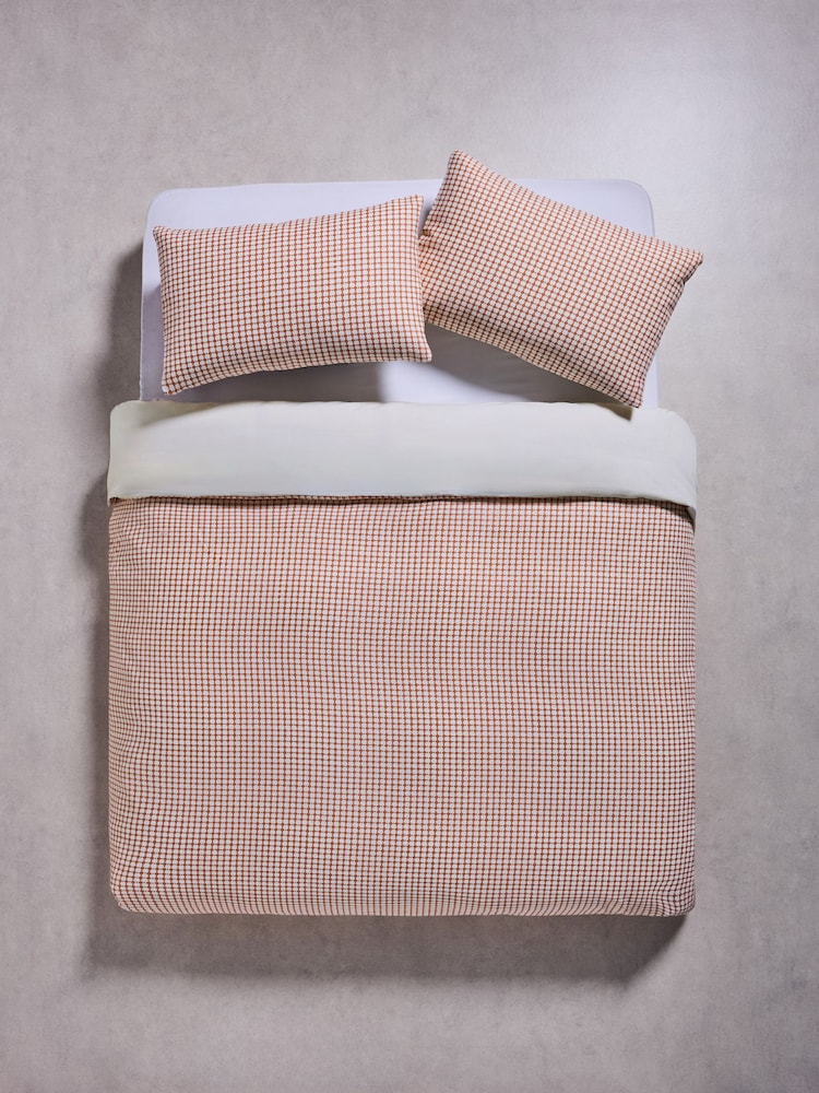 MADE.COM Clay Gabin Waffle 100% Cotton Duvet Cover and Pillowcase Set - Image 2 of 3 MADE.COM Clay Gabin Waffle 100% Cotton Duvet Cover and Pillowcase Set - Image 2 of 3