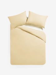 MADE.COM Buttermilk Yellow Cosy Washed Cotton Duvet Cover and Pillowcase Set - Image 3 of 3