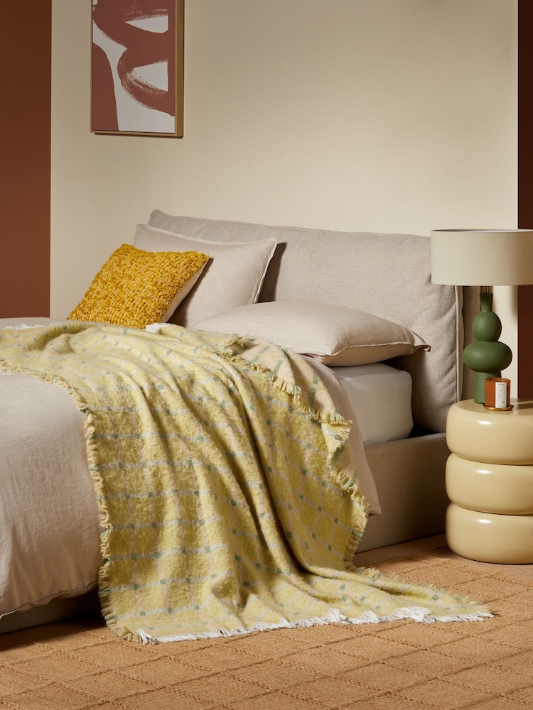 MADE.COM Cale Brushed Throw - Image 1 of 4