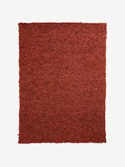 MADE.COM Rust Agda Boucle Textured Throw - Image 3 of 4