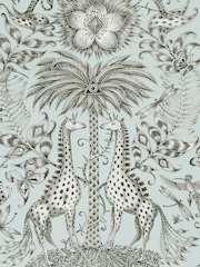 Clarke and Clarke Eggshell Emma J Shipley Kruger A4 Wallpaper Sample - Image 2 of 2