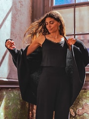 Черный - Celtic & Co. Supersoft Cocoon Cardigan - Image 1 of 7