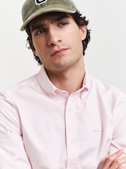 GANT Pink Slim Pinpoint Oxford 100% Cotton Shirt - Image 5 of 5