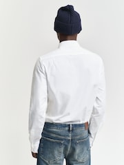 Weiß - GANT Slim Pinpoint Oxford 100% Cotton Shirt - Bild 2 von 5