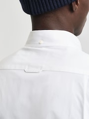 Weiß - GANT Slim Pinpoint Oxford 100% Cotton Shirt - Bild 4 von 5