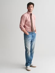 GANT Red Regular Classic Oxford 100% Cotton Shirt - Image 3 of 6