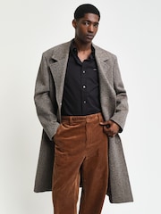 GANT Black Slim Pinpoint Oxford 100% Cotton Shirt - Image 4 of 7