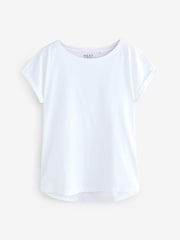 Multi Cap Sleeve 100% Cotton T-Shirts 7 Pack - Image 11 of 13