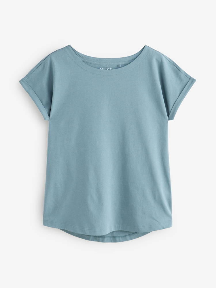 Multi - T-shirt à manches courtes 100% coton 7 Paquet - Image 6 of 13