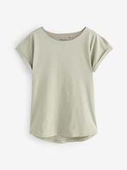 Multi Cap Sleeve 100% Cotton T-Shirts 7 Pack - Image 9 of 13