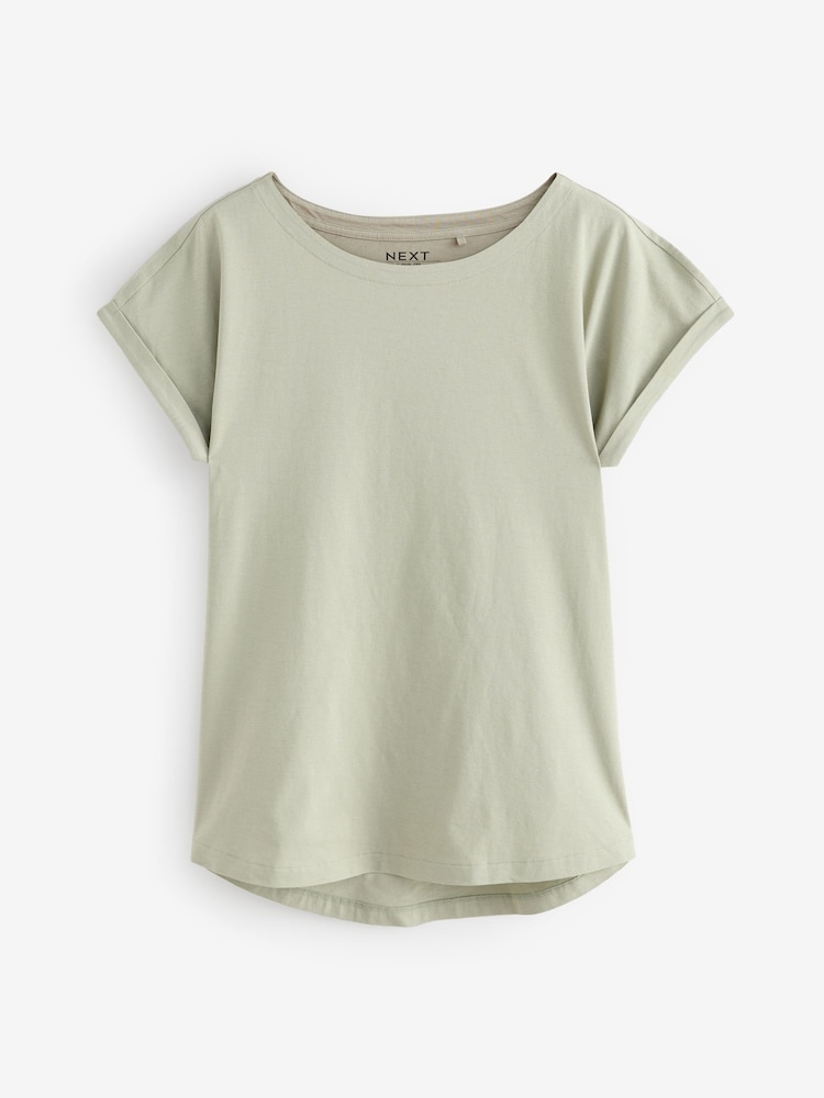 Multi - T-shirt à manches courtes 100% coton 7 Paquet - Image 9 of 13