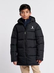 U.S. Polo Assn. Boys Longline Puffer Jacket - Image 1 of 11