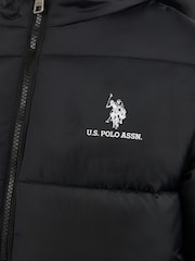 U.S. Polo Assn. Boys Longline Puffer Jacket - Image 10 of 11