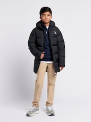 U.S. Polo Assn. Boys Longline Puffer Jacket - Image 3 of 11
