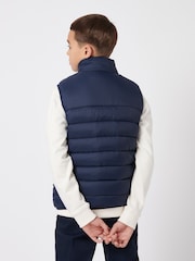 U.S. Polo Assn. Boys Panelled Quilted Gilet - Image 4 of 9