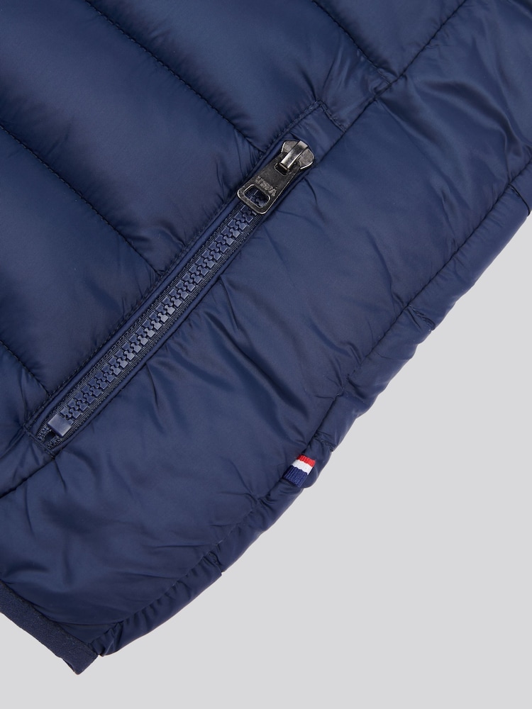 U.S. Polo Assn. Boys Panelled Quilted Gilet - Image 9 of 9