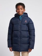 U.S. Polo Assn. Boys Longline Puffer Jacket - Image 1 of 9