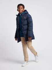 U.S. Polo Assn. Boys Longline Puffer Jacket - Image 5 of 9