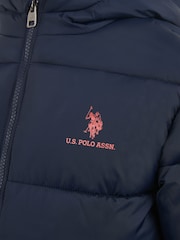 U.S. Polo Assn. Boys Longline Puffer Jacket - Image 9 of 9