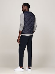 Tommy Hilfiger Blue Onion Quilted Down Liner Vest - Image 4 of 5