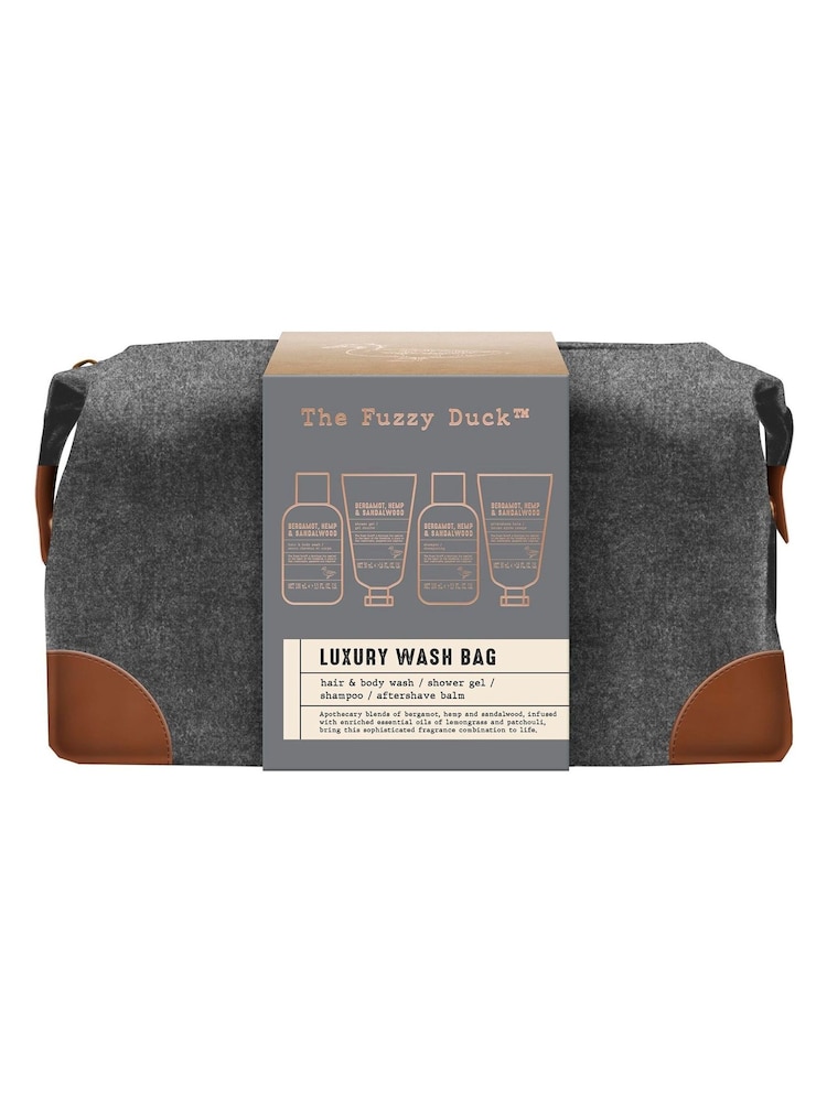 Baylis & Harding The Fuzzy Duck Bergamot, Hemp & Sandalwood Mens Luxury Wash Bag Gift Set - Image 1 of 5