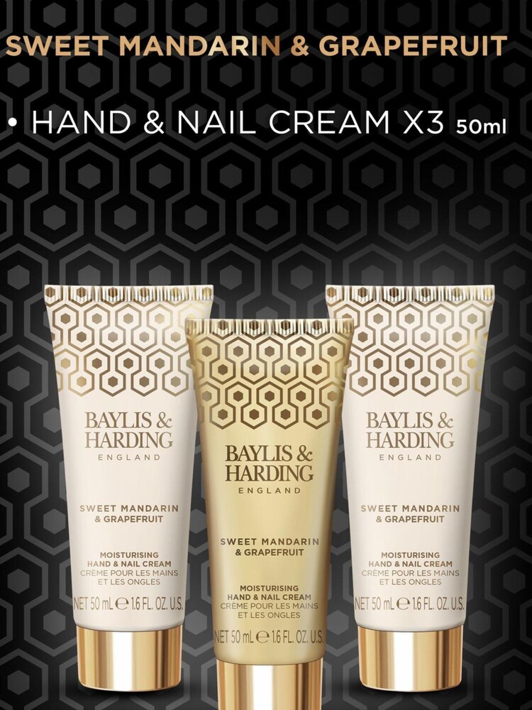Baylis & Harding Sweet Mandarin & Grapefruit Indulgent Hand Trio Gift Set - Image 2 of 5