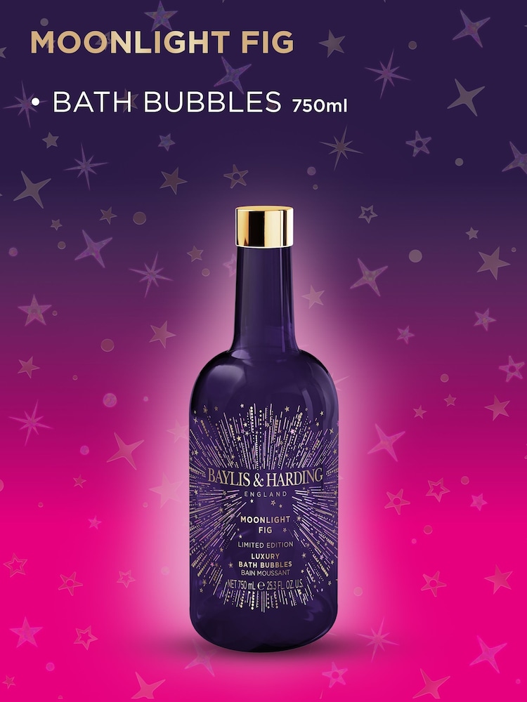 Baylis & Harding Moonlight Fig Sparkly Sequin Bath Bubbles Gift Set - Image 2 of 5