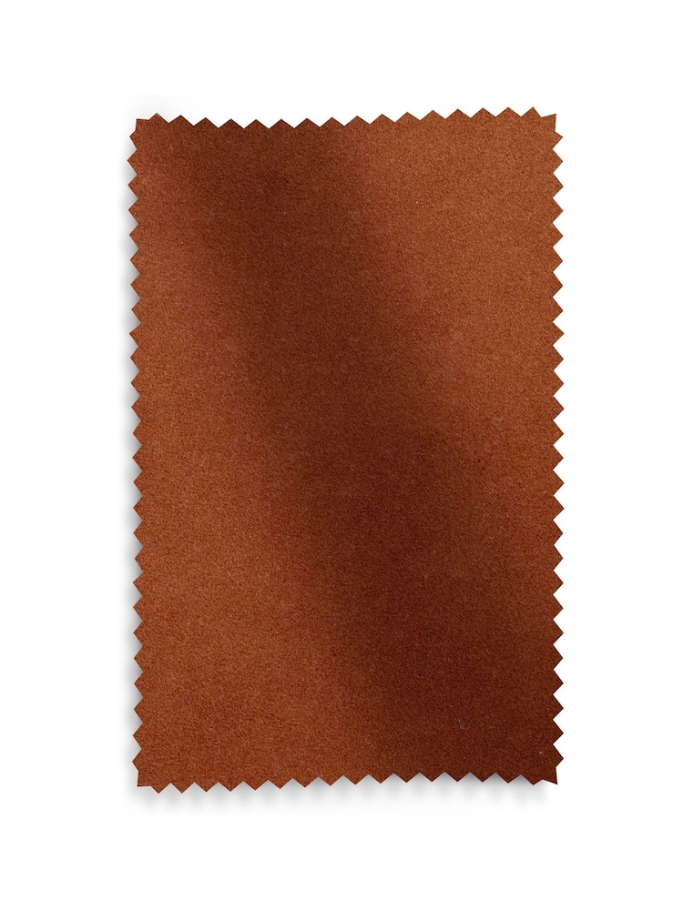 Set of 2 Soft Velvet Rust Brown Bryer Dining Chairs - Image 11 of 11