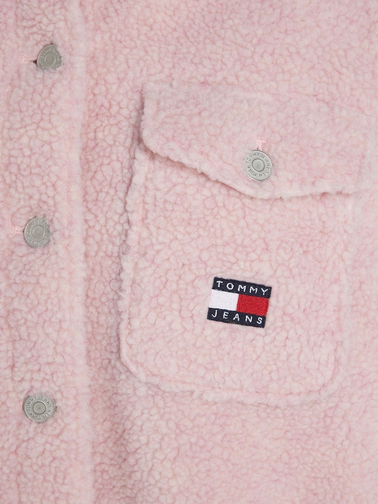قميص بشارة Teddy، وردي من Tommy Jeans - صورة 6 من 6 قميص بشارة Teddy، وردي من Tommy Jeans - صورة 6 من 6
