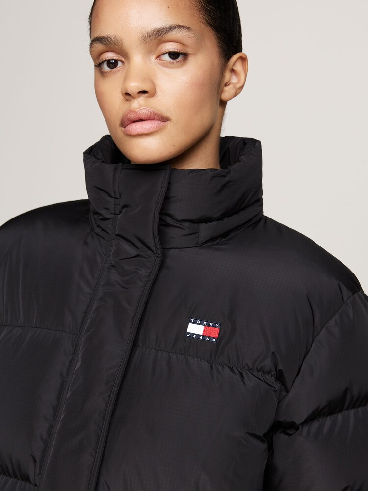 Buy Tommy Jeans Black Alaska Long Puffer Jacket from Next USA