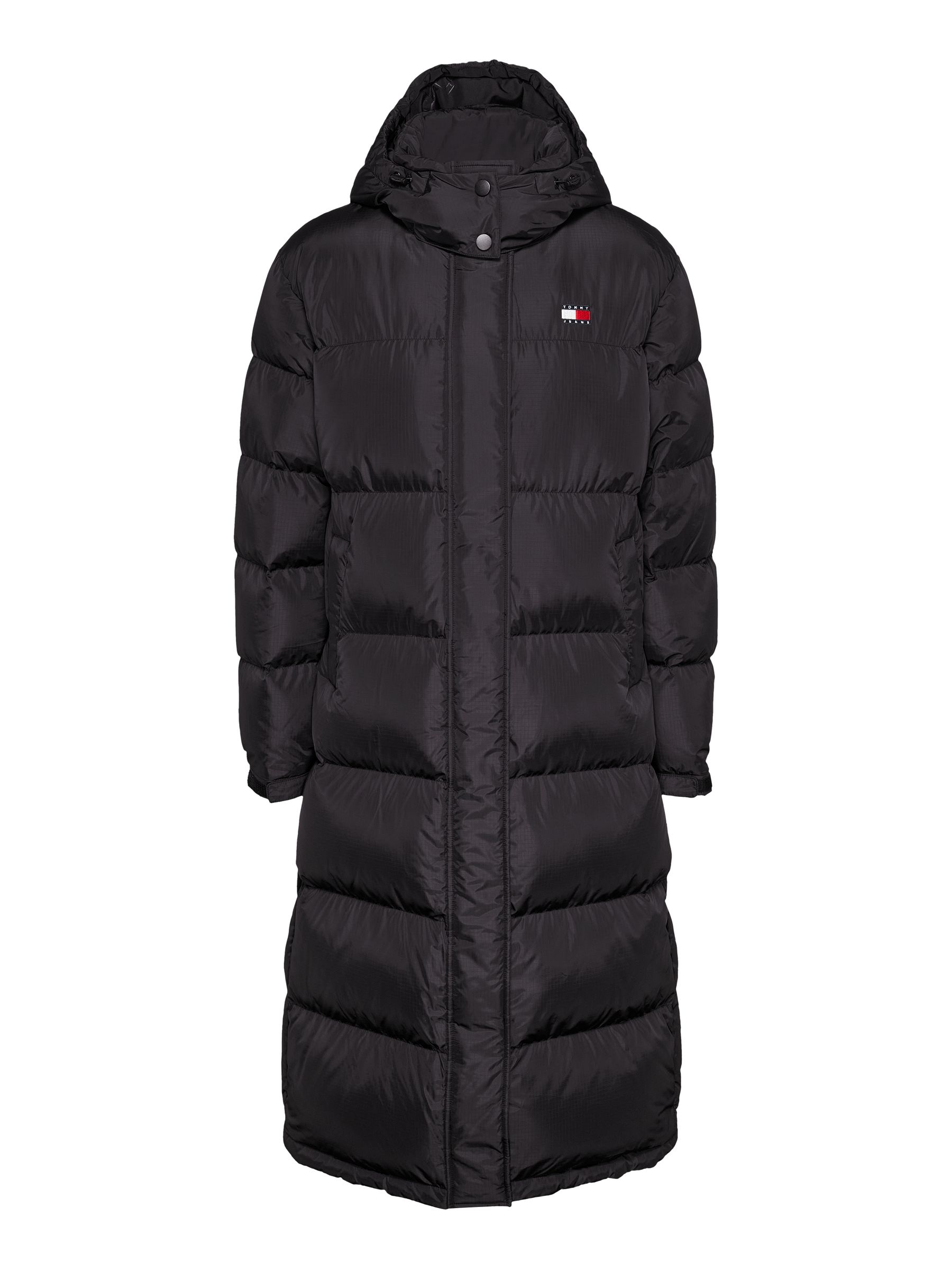 Tommy hilfiger long puffer hot sale