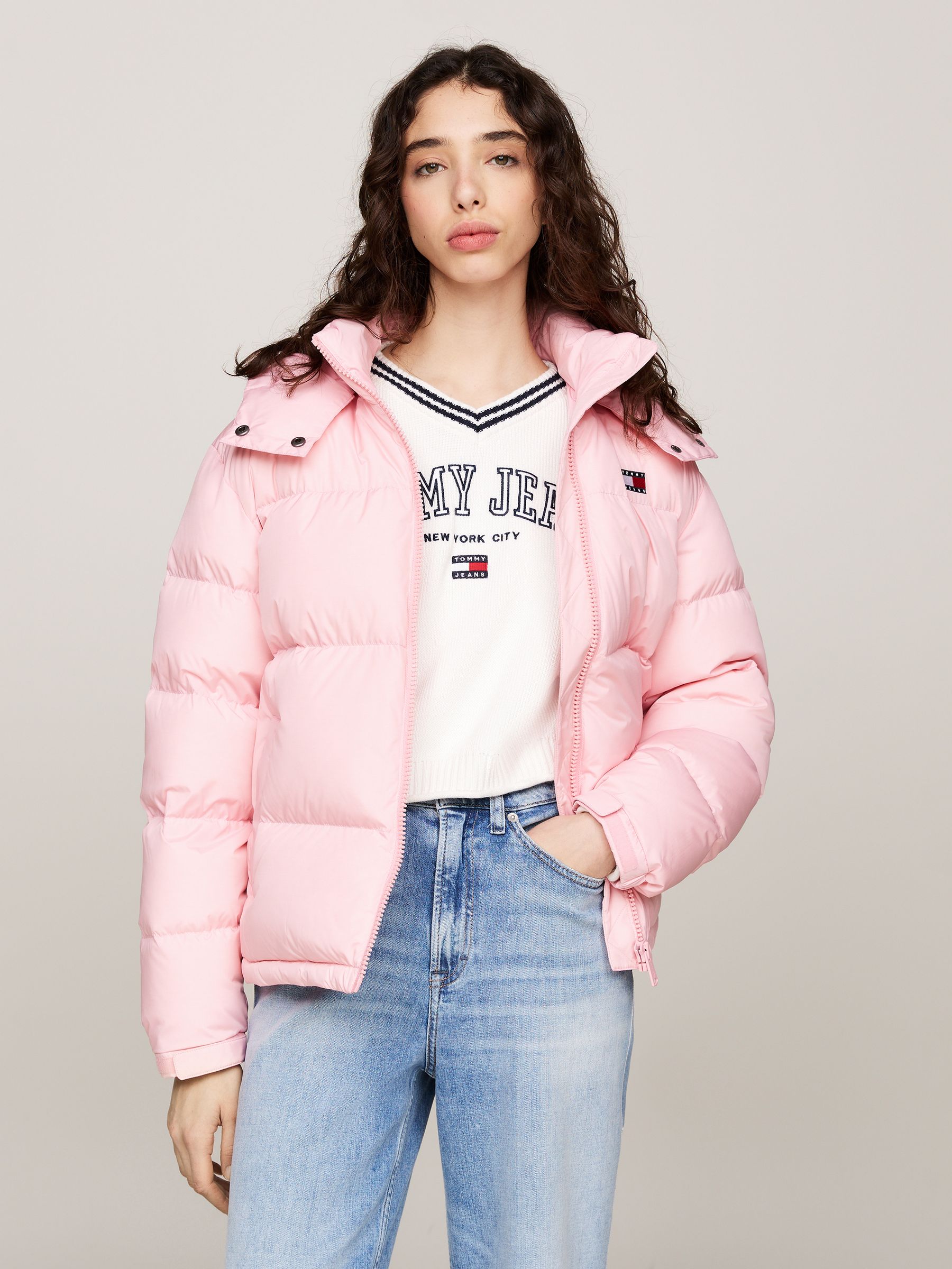 Tommy womens puffer jacket cheap