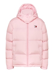 Tommy Jeans Pink Tommy Jeans Back Flag Alaska White Jacket - Image 5 of 5