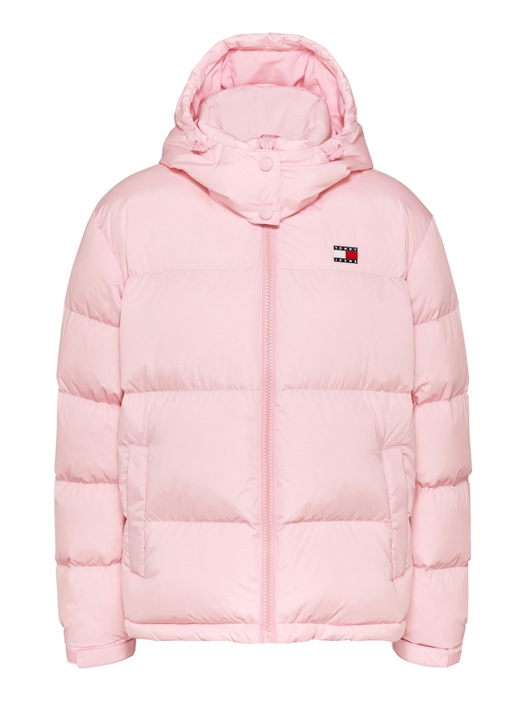 Tommy Jeans Pink Tommy Jeans Back Flag Alaska White Jacket - Image 5 of 5