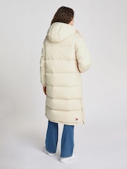 Tommy Jeans Natural Alaska Long Puffer Jacket - Image 2 of 6