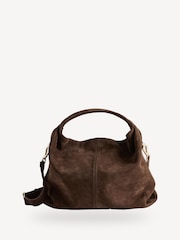 Manu Atelier Brown Suede Gala Bag - Image 1 of 9