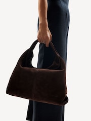 Manu Atelier Brown Suede Gala Bag - Image 2 of 9