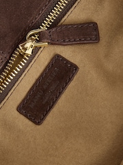 Manu Atelier Brown Suede Gala Bag - Image 7 of 9