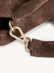 Manu Atelier Brown Suede Gala Bag - Image 8 of 9