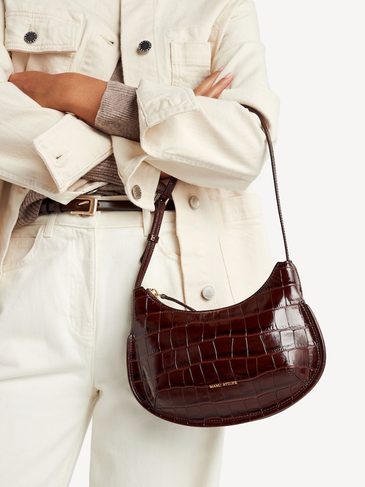 Manu Atelier Reddish Brown Ilda Bag - Image 2 of 10