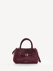 Manu Atelier Merlot Suede Le Cambon 20 Bag - Image 4 of 9