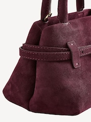 Manu Atelier Merlot Suede Le Cambon 20 Bag - Image 8 of 9