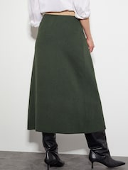 Monsoon Green Nellie Two-Tone Knit Skirt - Image 3 of 5