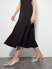 Monsoon Black Polly Ponte Midi Dress - Image 4 of 5