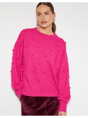Monsoon Pink Bonita Bobble Jumper - Image 1 of 1